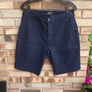 7 For All Mankind Navy Shorts LUXE Performance💙 Size 31